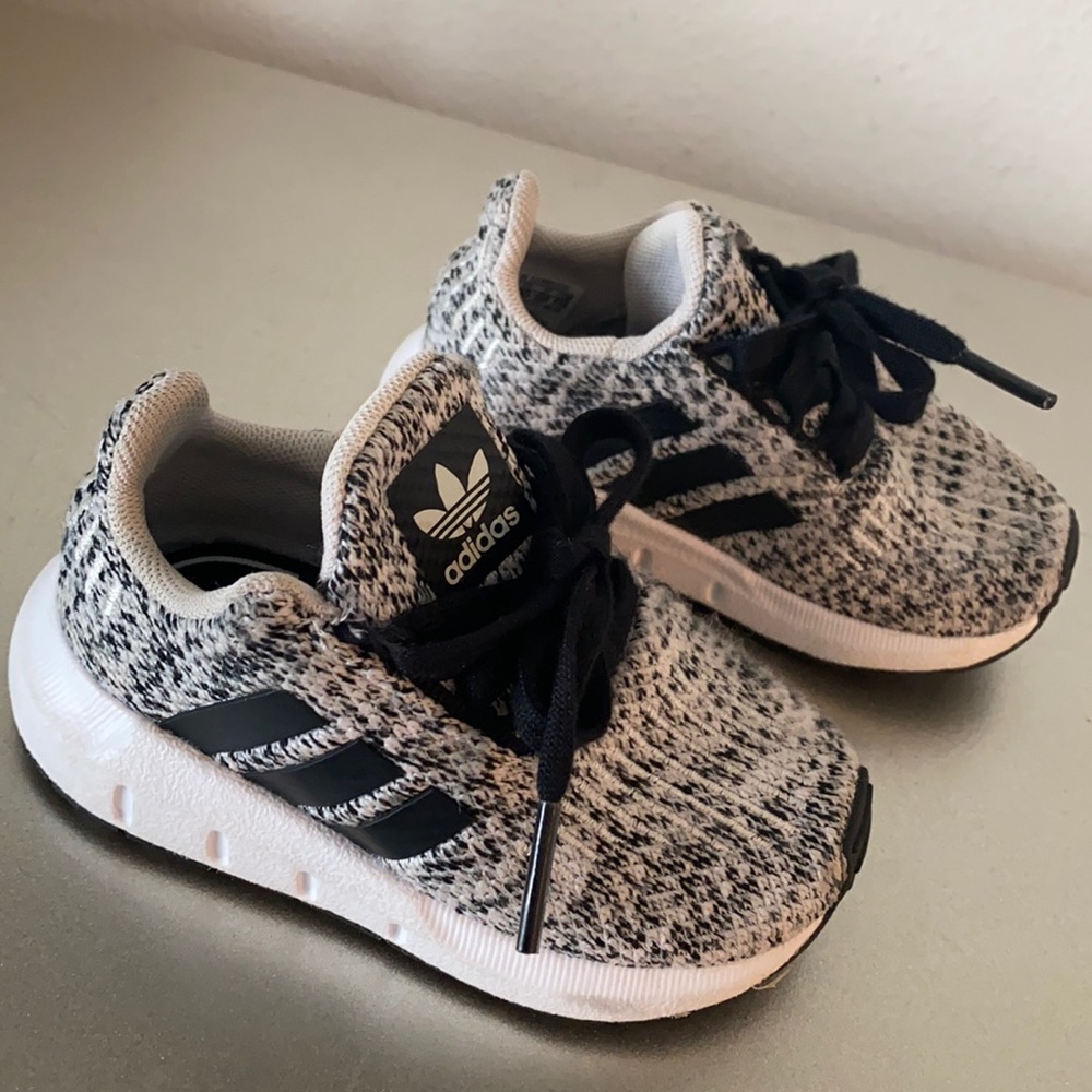 Baby Black Adidas Size 5